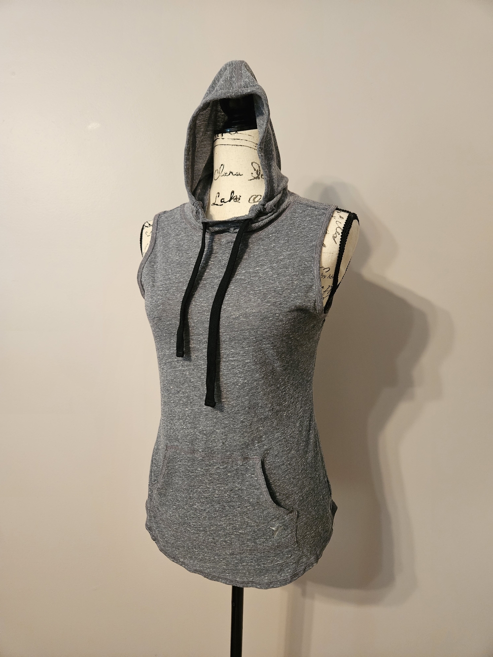 Sleeveless Hooded Tank Top - Gray Old Navy Active Pullover